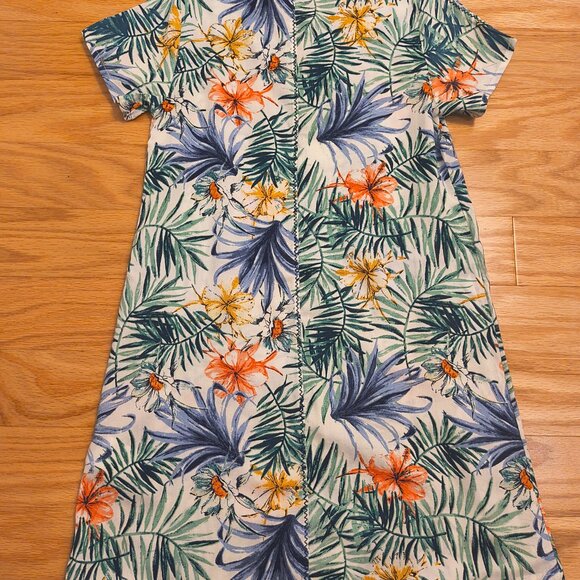 Tropical Floral Kids Dress - Picture 3 of 5